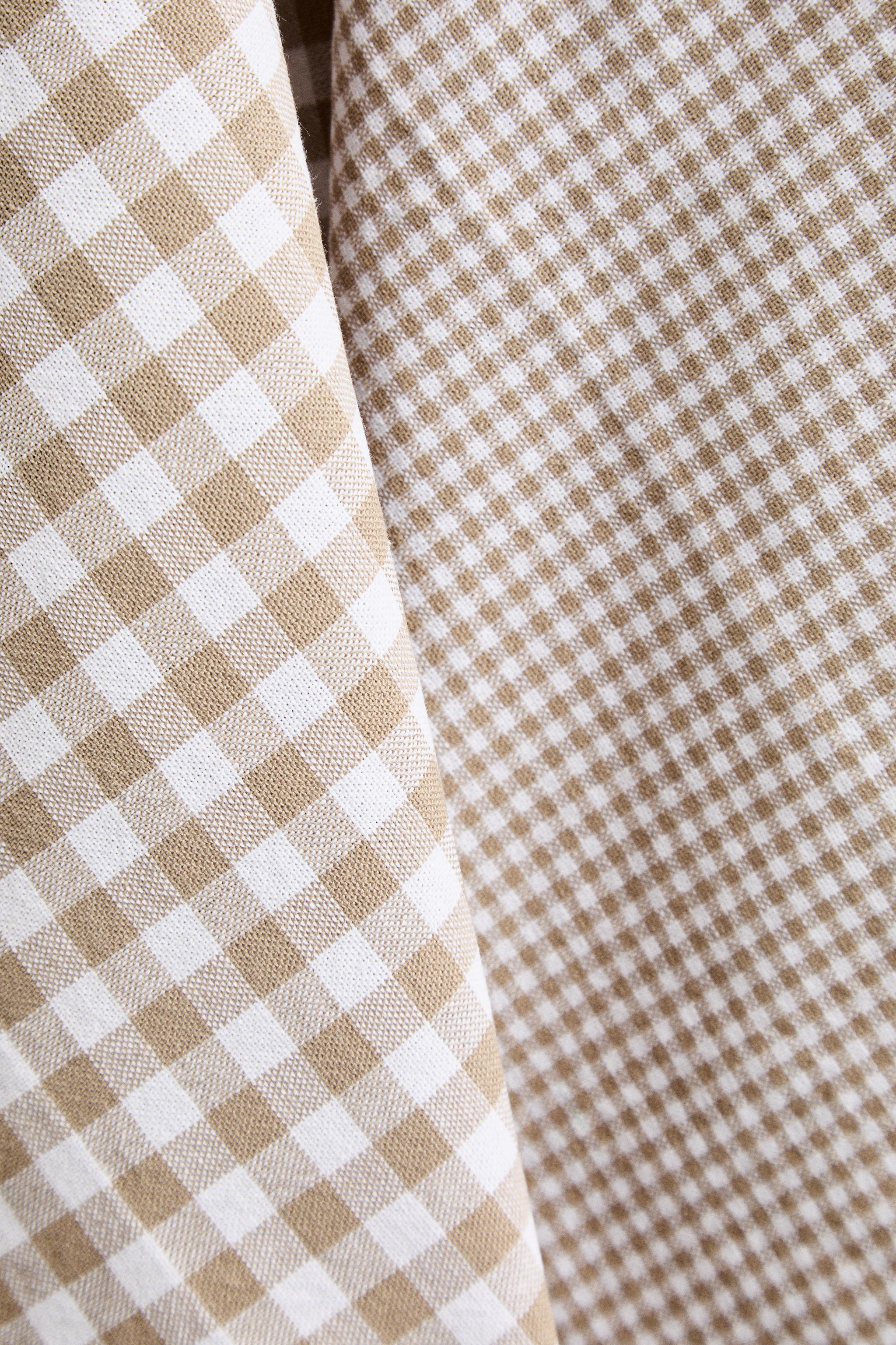 SET OF DYED THREAD KITCHEN TOWELS (SET 3)